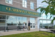 View of Clarkson University campus in Schenectady