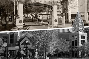 The Xavier University and Walsh University campuses.