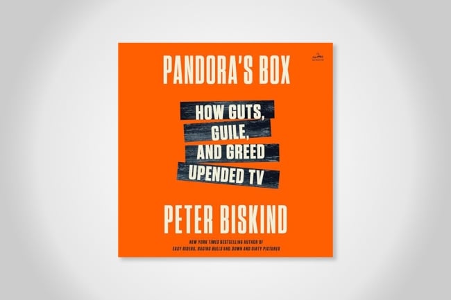 The cover of the book Pandora’s Box by Peter Biskind.