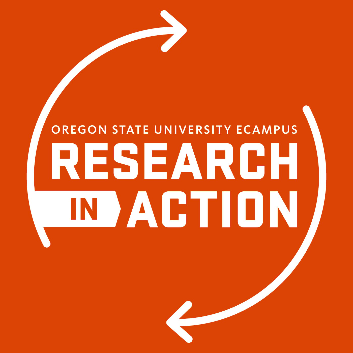 Logo: Oregon State University Ecampus Research in Action