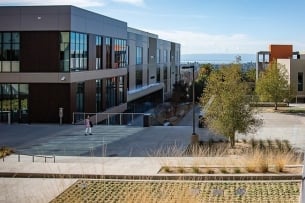 Ohlone College in California on a sunny day