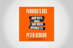 The cover of the book Pandora’s Box by Peter Biskind.