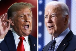 Donald Trump and Joe Biden