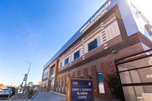 The University of Arizona’s student athlete support center on a sunny day