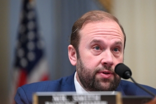 Representative Jason Smith, a white main with brown hair and a beard