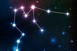 Aquarius constellation of stars