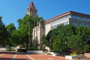A photo of the University of Kansas campus