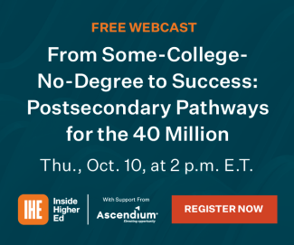 From Some-College-No-Degree to Success: Postsecondary Pathways for the 40 Million