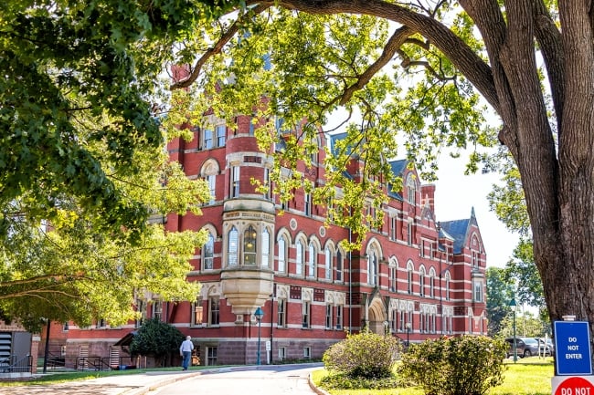 A photograph of a buliding on Gallaudet University's campus.