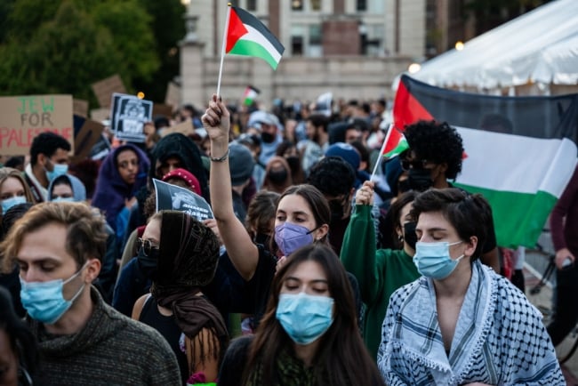 Columbia suspends two pro-Palestinian groups