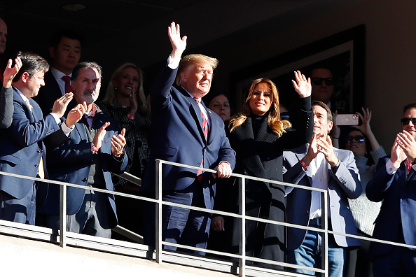 Trump Met With Cheers At Alabama Lsu Game